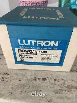 LUTRON N-1500 Nova Variateur mural d'intensité pour ampoules incandescentes en ivoire