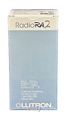 LUTRON RADIO RA 2 RRD-PRO-WH, Variateur d'intensité pour ampoules LED dimmables jusqu'à 250w - NEUF, en boîte ouverte.