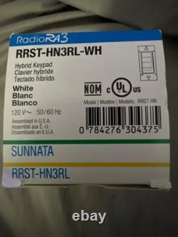 LUTRON Radio RA3 RRST-HN3RL-IV Clavier Hybride 120V Ivoire
