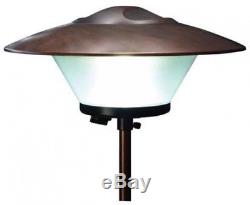 Lampe De Table À Poser Sur Le Patio À Del Pour Éclairage De Sol D'extérieur Et Extérieur 60 Po, Bronze