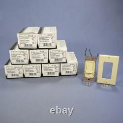 Leviton 6611-PI Variateur d’intensité coulissant Decora basse tension ivoire 600 VA, lot de 10