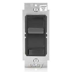 Leviton 6674-POE noir SureSlide variateur coulissant 1 pôle 3 voies boîte de 11 - 34 % de réduction