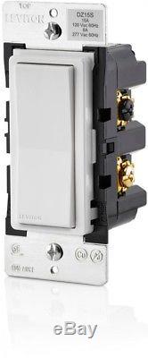 Leviton Decora Smart Avec Interrupteur Z-wave 15 Ampères, Blanc / Amande Pâle