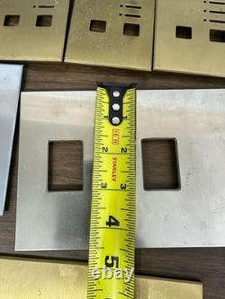 Lot (1) Plaques murales Lutron couleur or/bronze argentée variateur