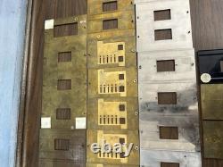 Lot (1) Plaques murales Lutron couleur or/bronze argentée variateur