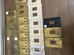 Lot (1) Plaques murales Lutron couleur or/bronze argentée variateur