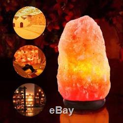 Lot 10 Himalaya Salt Lamp Naturel Cristal Rock Variateur Interrupteur Night Light Us Bb