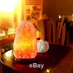 Lot 10 Himalayan Sel Lampe Cristal Naturel Rock Gradateur De Nuit Veilleuse Us Oy