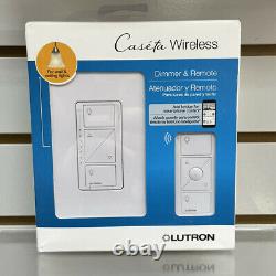 Lot Of 5lutron Caseta Sans Fil Smart Lighting Dimmer Switch And Remote Kit Nouveau
