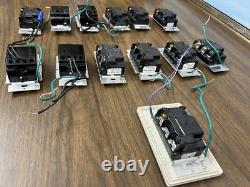 (Lot de 13) Interrupteurs variateurs Lutron Homeworks Modèles et couleurs mélangés