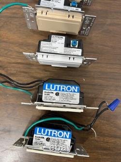 (Lot de 13) Interrupteurs variateurs Lutron Homeworks Modèles et couleurs mélangés