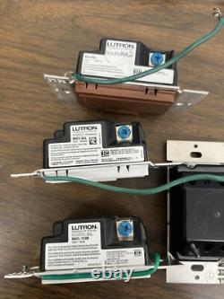 (Lot de 13) Interrupteurs variateurs Lutron Homeworks Modèles et couleurs mélangés