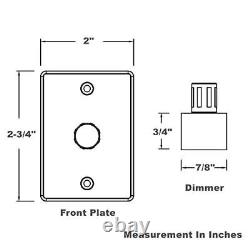 Lot de 20 interrupteurs de gradation 12V, gradateur de lumière RV, interrupteur de gradation PWM côté haut