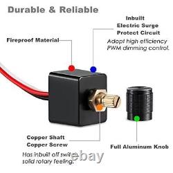 Lot de 20 interrupteurs de gradation 12V, gradateur de lumière RV, interrupteur de gradation PWM côté haut