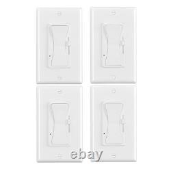 Lot de 4 interrupteurs variateurs 0-10 V blancs pour lumières LED