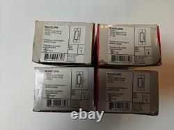 Lot de 4 variateurs à palette préréglés WattStopper Legrand RH4FBL3PW blanc