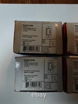 Lot de 4 variateurs à palette préréglés WattStopper Legrand RH4FBL3PW blanc
