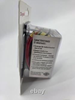 Lot de 6 interrupteurs de commande de ventilateur à préréglage LEGRAND RADIANT RHDH163PWCCV6, va-et-vient, blanc