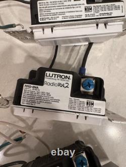 Lot de 7 variateurs Lutron d’occasion, modèles mixtes