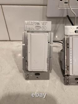 Lot de 7 variateurs Lutron d’occasion, modèles mixtes