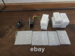 Lot de commutateurs à bouton poussoir à pression classique vintage HD12