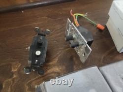 Lot de commutateurs à bouton poussoir à pression classique vintage HD12