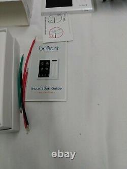 Ls-8 Brilliant All-in-one Smart Home Control 2-light Switch Panel Gradateur (utilisé)