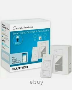 Lutron Caseta Sans Fil Single-pole/3-way Lampe D'éclairage Intelligent Dimmer Et Télécommande