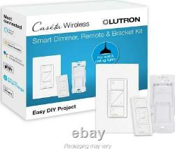 Lutron Caseta Smart Start Kit, Dimmer Switch (2 Compte) Avec Smart Bridge Et