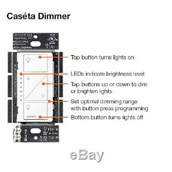Lutron Caseta Wireless Lighting - Commutateur De Commutateur Variateur De Lumière Unipolaire / 3 Voies