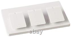 Lutron Caseta Wireless Triple-pedestal Pour Pico Remote L-ped3-wh White