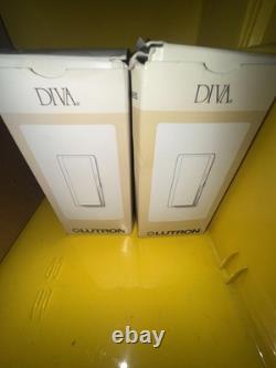 Lutron Diva Dimmer Blanc (DVTV-WH) paquet de 4