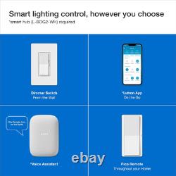 Lutron Diva Smart Interrupteur variateur ELV+ pour éclairage Caseta, 250 watts LED, Neutre