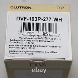 Lutron Dvf-103p-277-wh Éclairage Dimmer Et Ballast