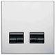 Lutron Éclairage Pour La Maison Rania Rndu-252b-fbc-m Gradateur 2g Commutateur Chrome Brillant