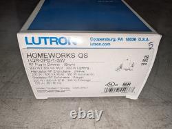 Lutron HomeWorks QS HQR-3PD-1-SW variateur enfichable RF 120 V 200 W blanc