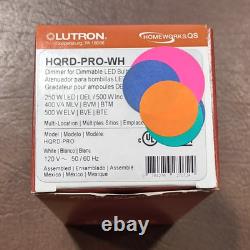 Lutron HomeWorks QS HQRD-PRO-WH variateur mural blanc 101-120 V multi-emplacement