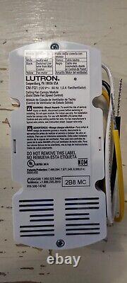 Lutron MA-FQ4FM-WH Contrôle de ventilateur Maestro SWITCH AND CANOPY MODULE, blanc