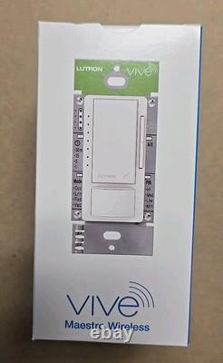 Lutron MRF2S-8SD010-WH 0-10V VIVE lot de 5 capteurs sans fil Maestro blancs - NEUF