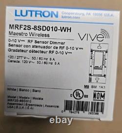 Lutron MRF2S-8SD010-WH 0-10V VIVE lot de 5 capteurs sans fil Maestro blancs - NEUF