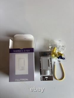 Lutron Maestro MS-Z101-WH Lot de 4 interrupteurs variateurs à détecteur de présence 0-10 V blancs