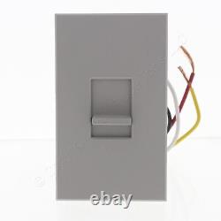 Lutron NFT-10-277-GR Gradateur à glissière monopôle gris pour fluorescent 277V 1000W Nova T