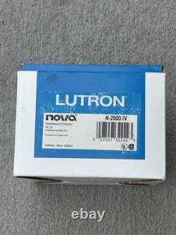 Lutron Nova N-2000-IV Variateur à glissière 1-pôle pour incandescent/halogène ivoire