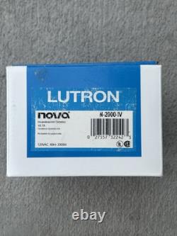 Lutron Nova N-2000-IV Variateur à glissière 1-pôle pour incandescent/halogène ivoire