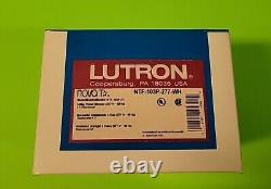 Lutron Nova NTF-103P-277-WH, Variateur de lumière fluorescent 3 voies 6A, 277V blanc