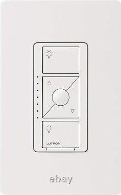 Lutron Pd-5ne-wh Caseta Wireless Electronic In-wall Dimmer 120v Blanc