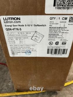 Lutron QSN-4T16-S Energi Savr Node 0-10 V / Softswitch Neuf