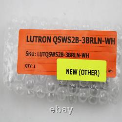 Lutron Qsws2b-3brln-wh Seetouch Qs, 3 Boutons Sous-contrôle Clavier, Blanc