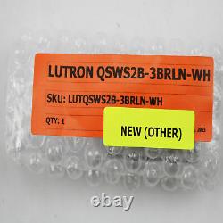 Lutron Qsws2b-3brln-wh Seetouch Qs, 3 Boutons Sous-contrôle Clavier, Blanc