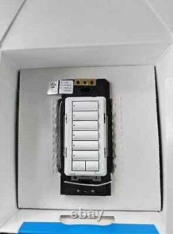 Lutron RRD-HN6BRL-SW RadioRA 2 Ra2 C. L Hybrid Keypad 6 Button BLANC LIVRAISON AUJOURD'HUI